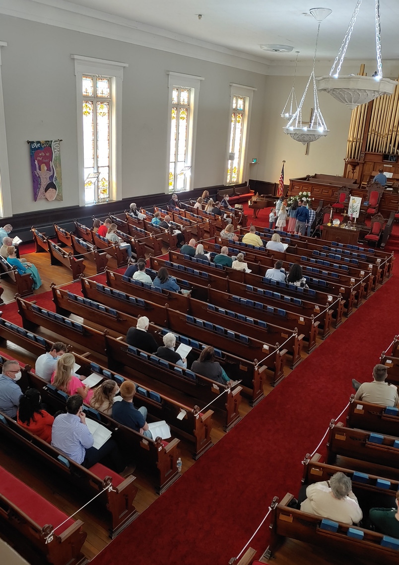 Worship in the sanctuary