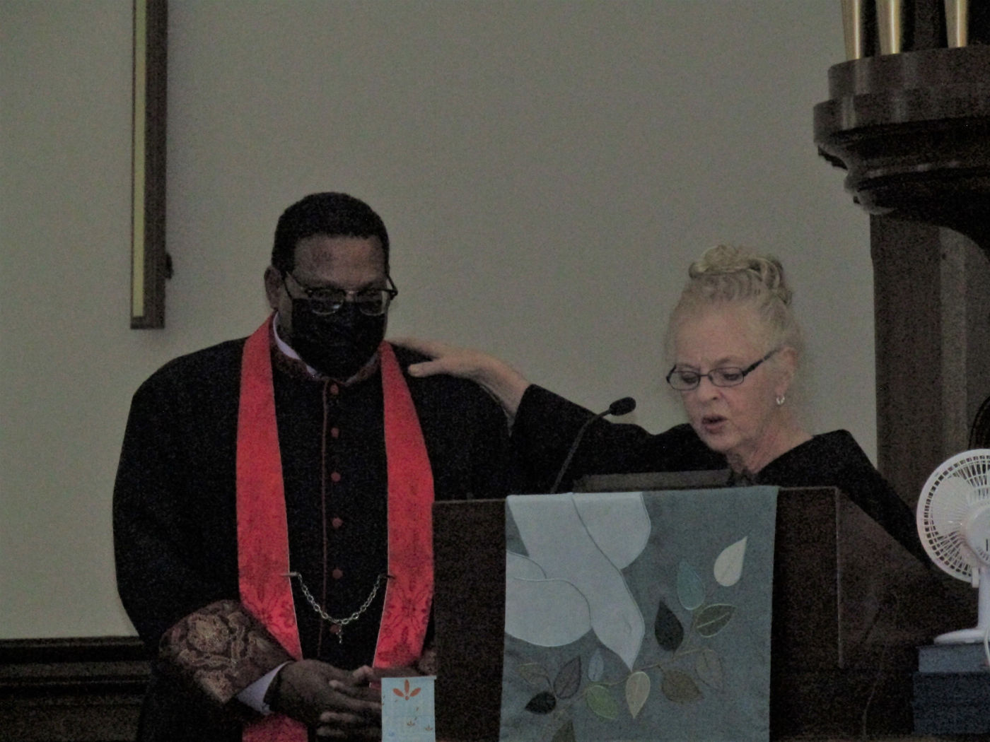 Prayer during installation